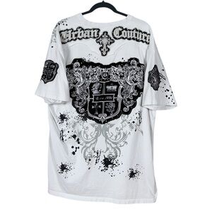 Vintage Y2K 90s Victorious Mens Oversized T Shirt 3XL Streetwear Hip Hop Rap